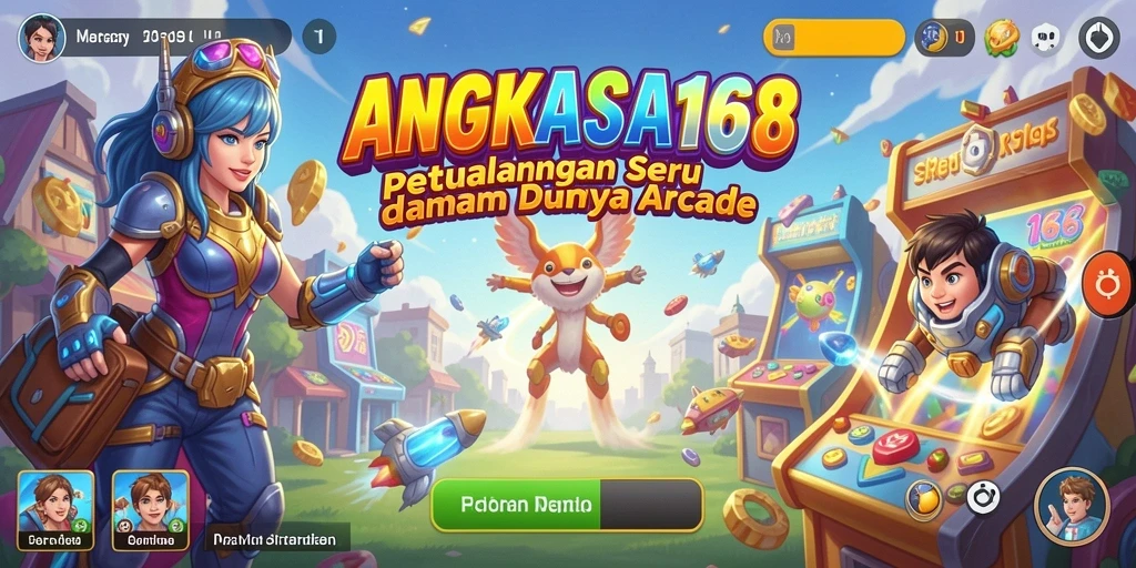 Tampilan gameplay seru yang menantang dalam ANGKASA168.