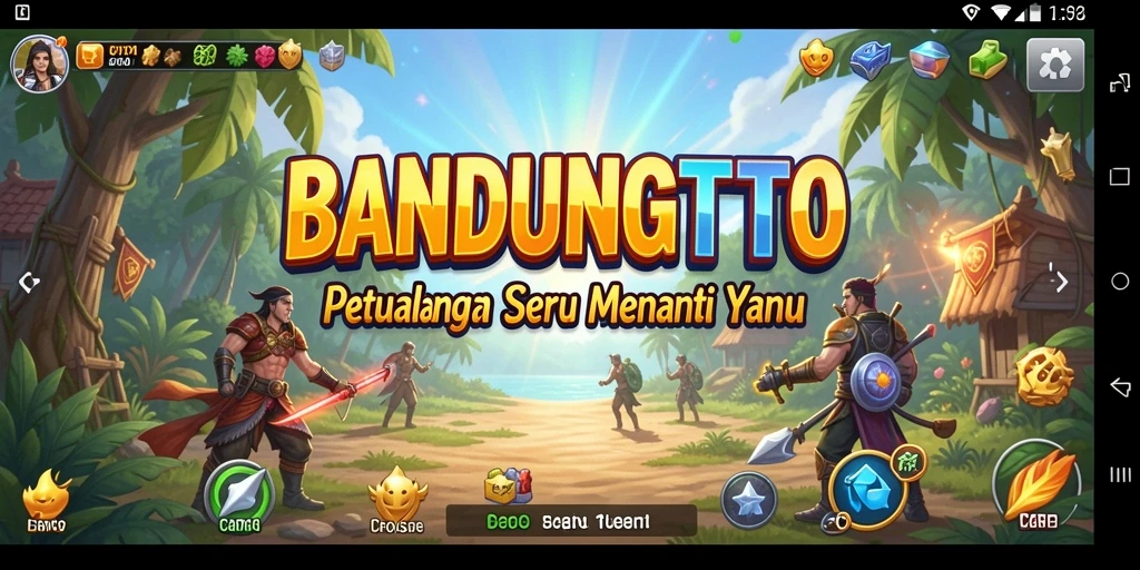 Tampilan gameplay yang mendebarkan dalam BANDUNGTOTO.