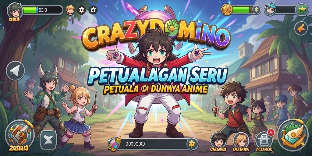 Gameplay seru dan mendebarkan di CRAZYDOMINO