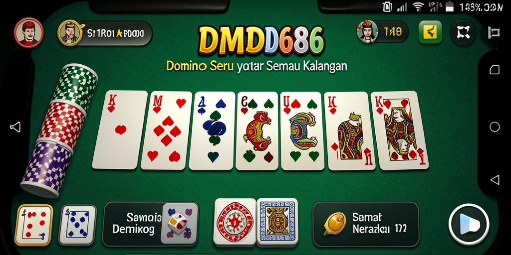 Tampilan gameplay DMD686 yang menarik dan interaktif.