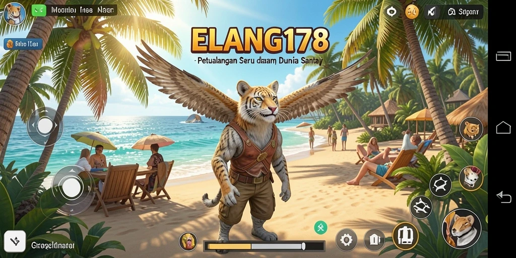 Tampilan menarik dari gameplay ELANG178 yang seru.
