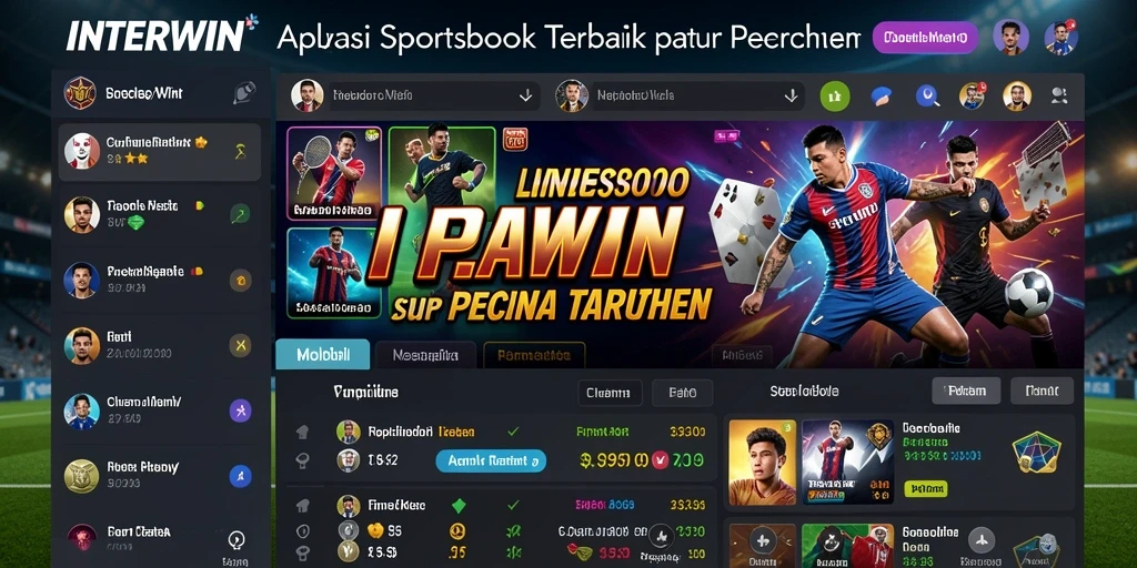 Tampilan menarik dari gameplay Sportsbook INTERWIN dengan taruhan langsung.