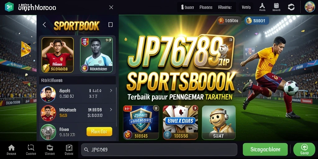 Tampilan screenshot utama aplikasi JP6789 saat taruhan berlangsung.