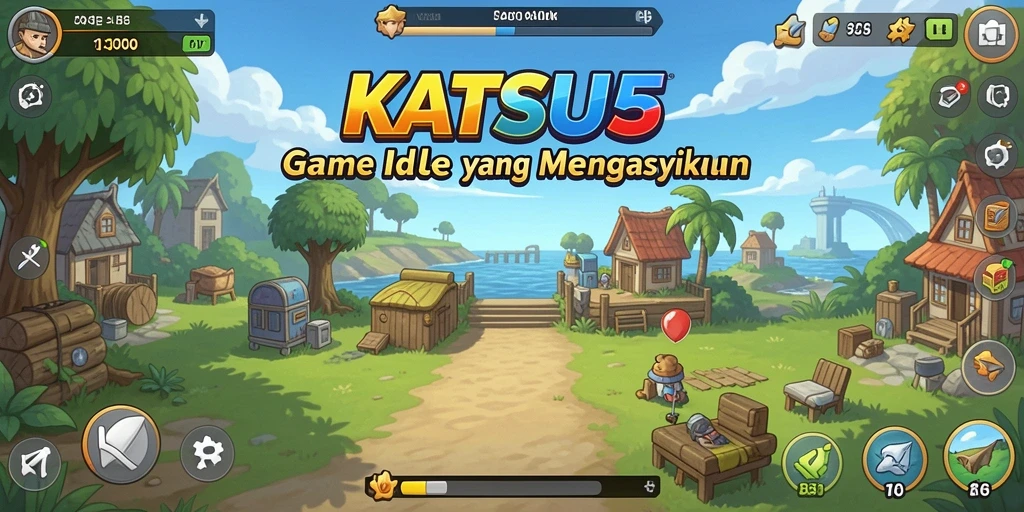 Tampilan menarik dari gameplay KATSU5 yang mengasyikkan.