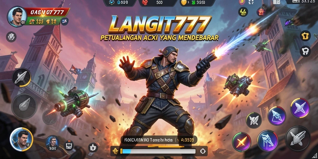 Tangkapan layar dari gameplay LANGIT777 yang penuh aksi.