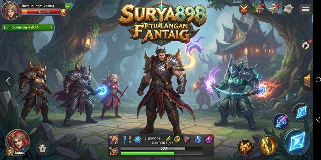 Gameplay menarik dan penuh aksi dalam SURYA898.