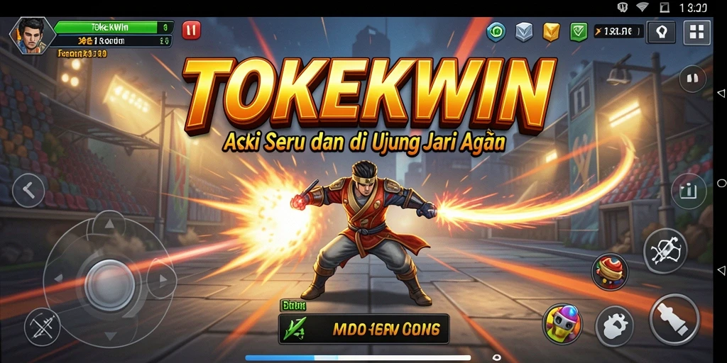 Gameplay seru TOKEKWIN membawa Anda ke dunia aksi nyata.